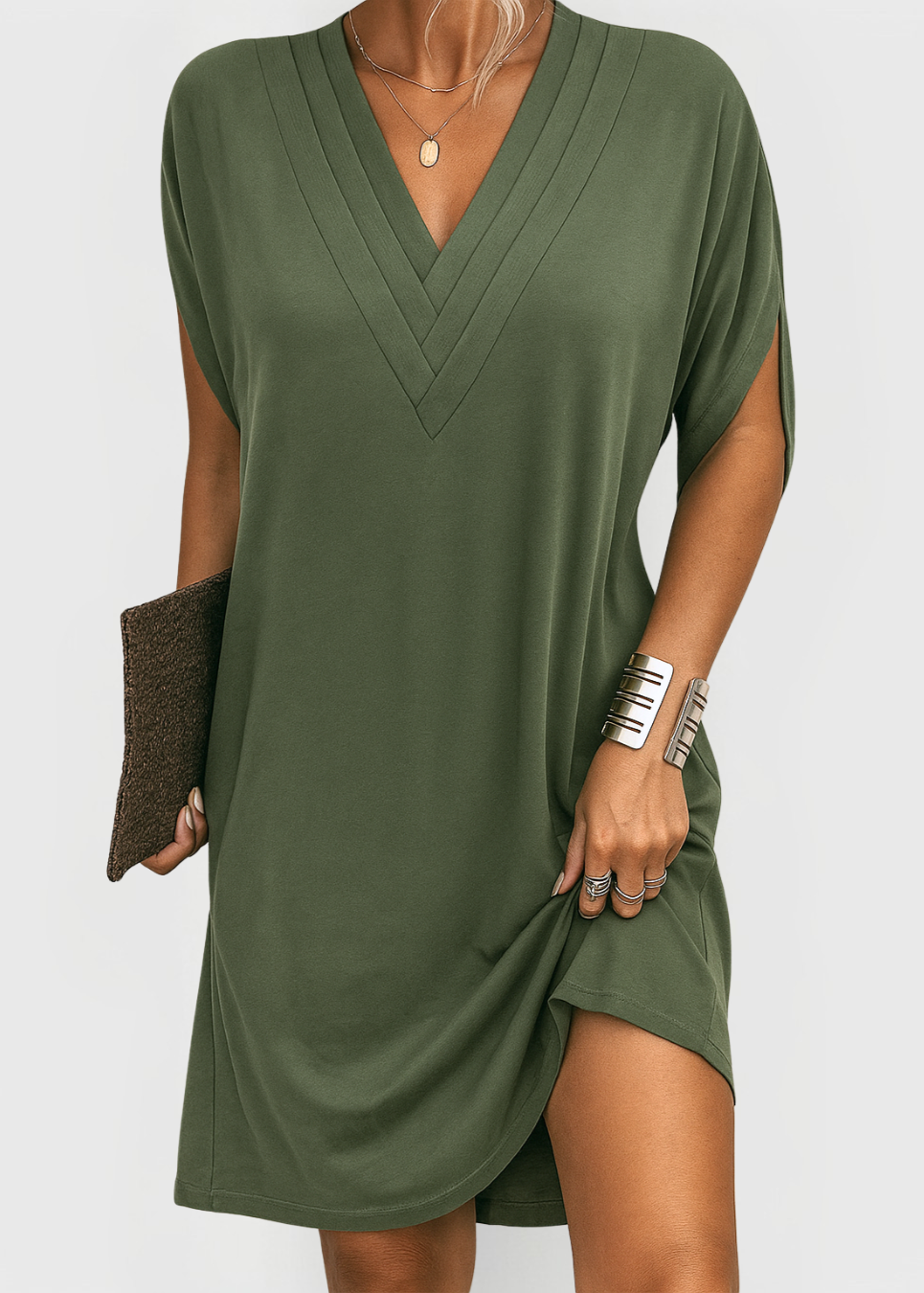 Olive | Timeless Elegance Dress