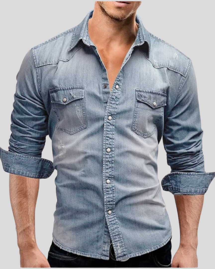 Riley | Modern Denim Shirt