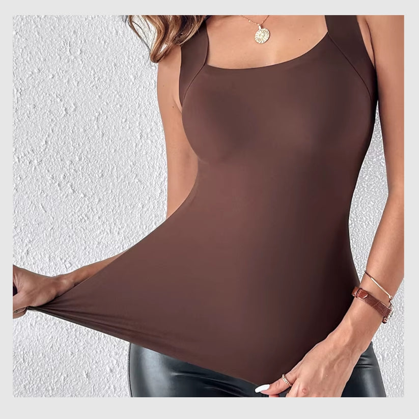 The Chloe SculptFit Tank β Built-In Bra Comfort Top