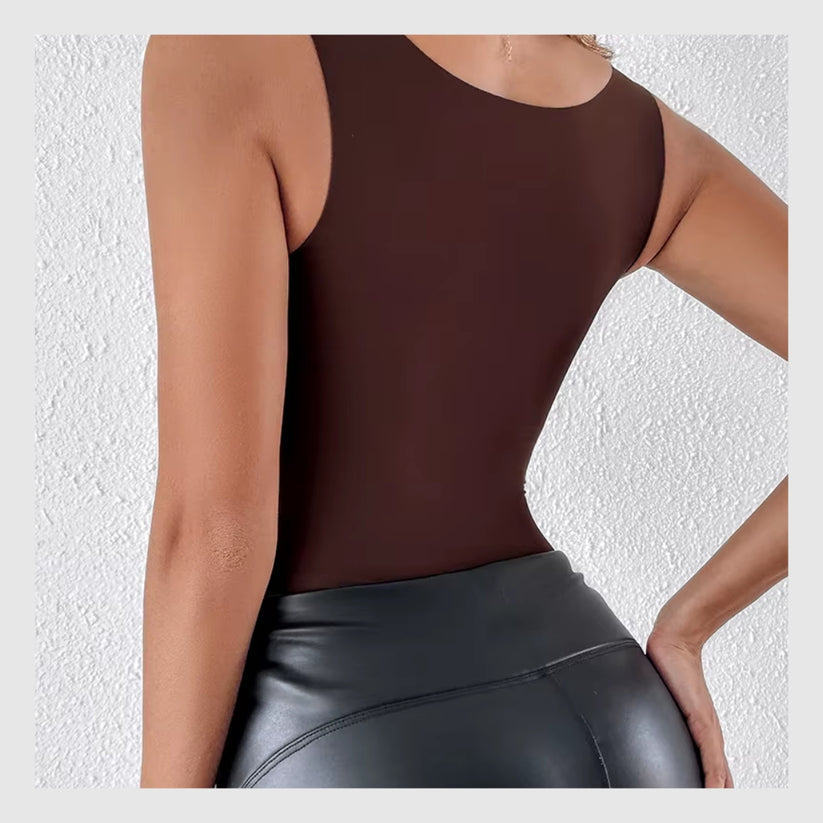 The Chloe SculptFit Tank β Built-In Bra Comfort Top