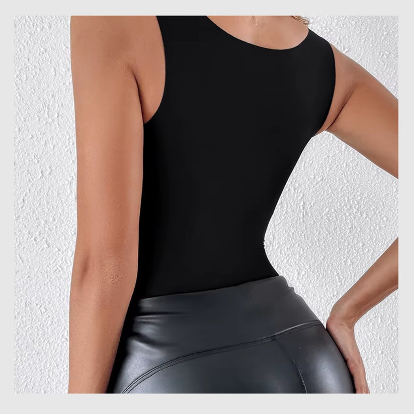 The Chloe SculptFit Tank β Built-In Bra Comfort Top