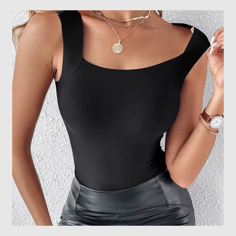 The Chloe SculptFit Tank β Built-In Bra Comfort Top