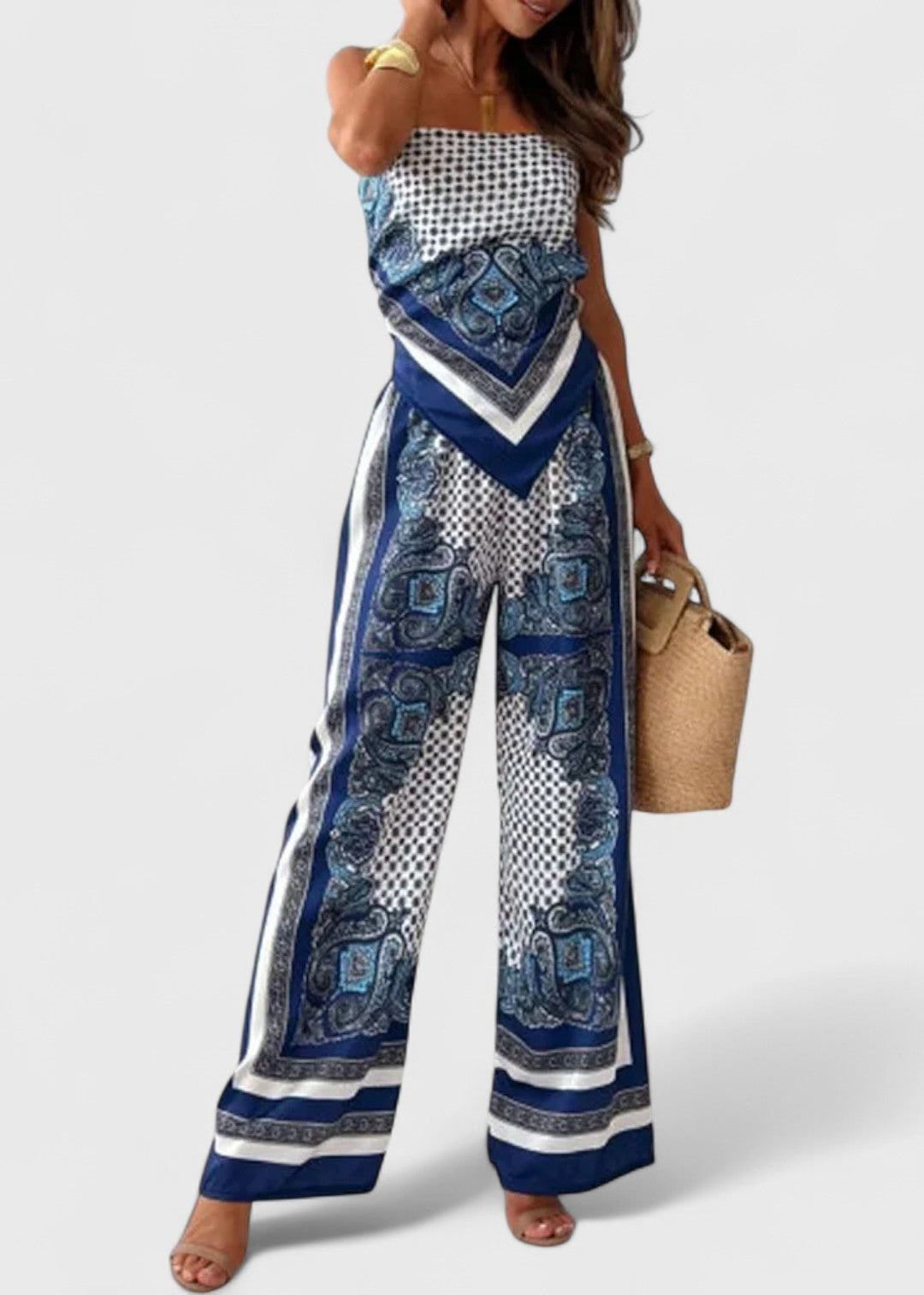 Mia Rose | Printed Two-Piece Set