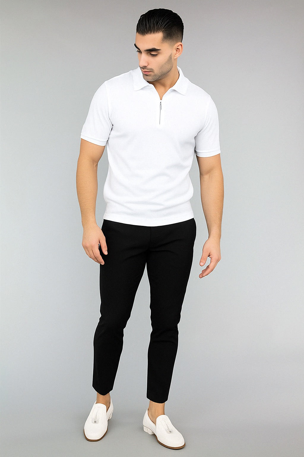 Liam | Zip Polo Shirt