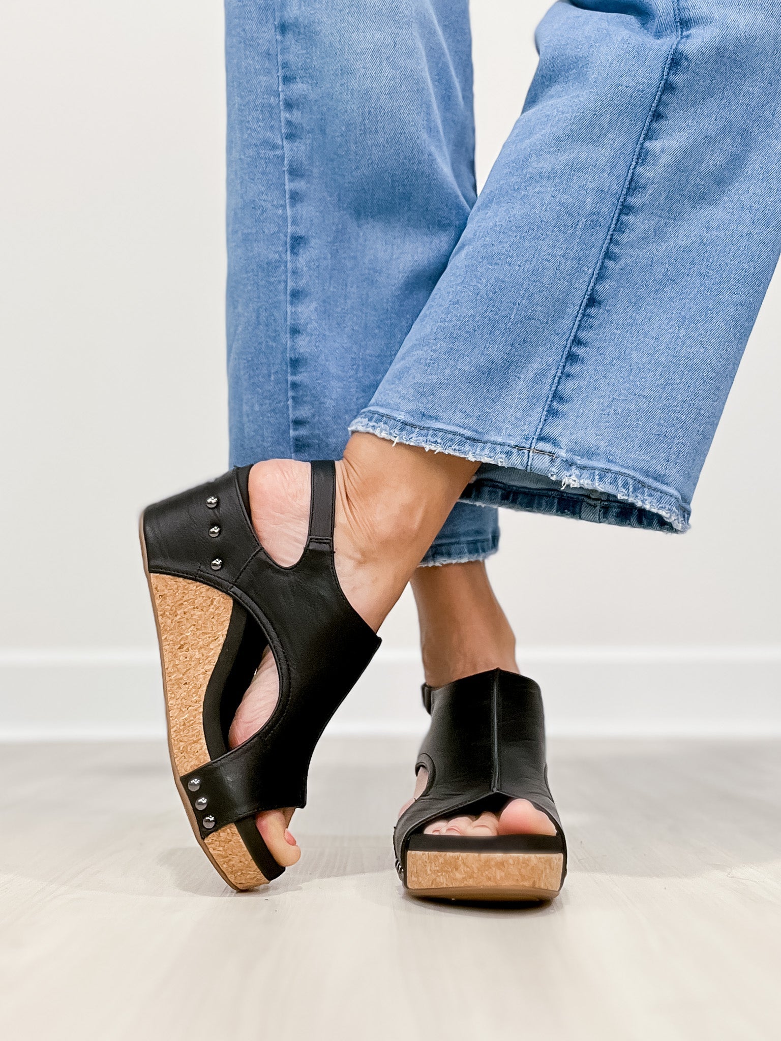 The Ava Wedge Sandal