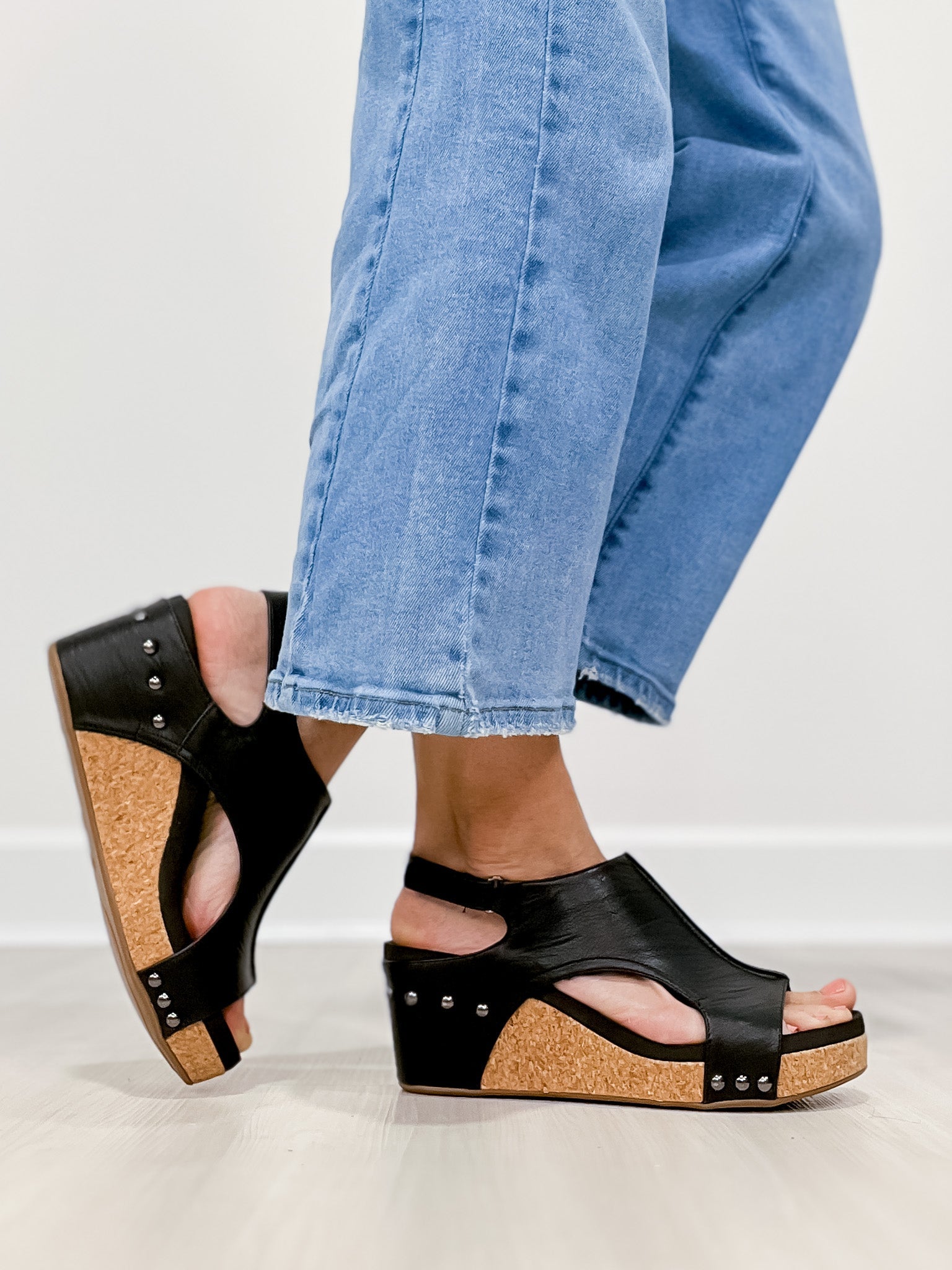 The Ava Wedge Sandal