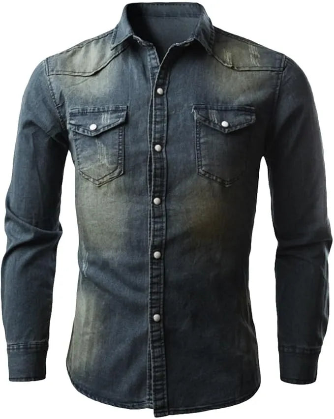 Riley | Modern Denim Shirt