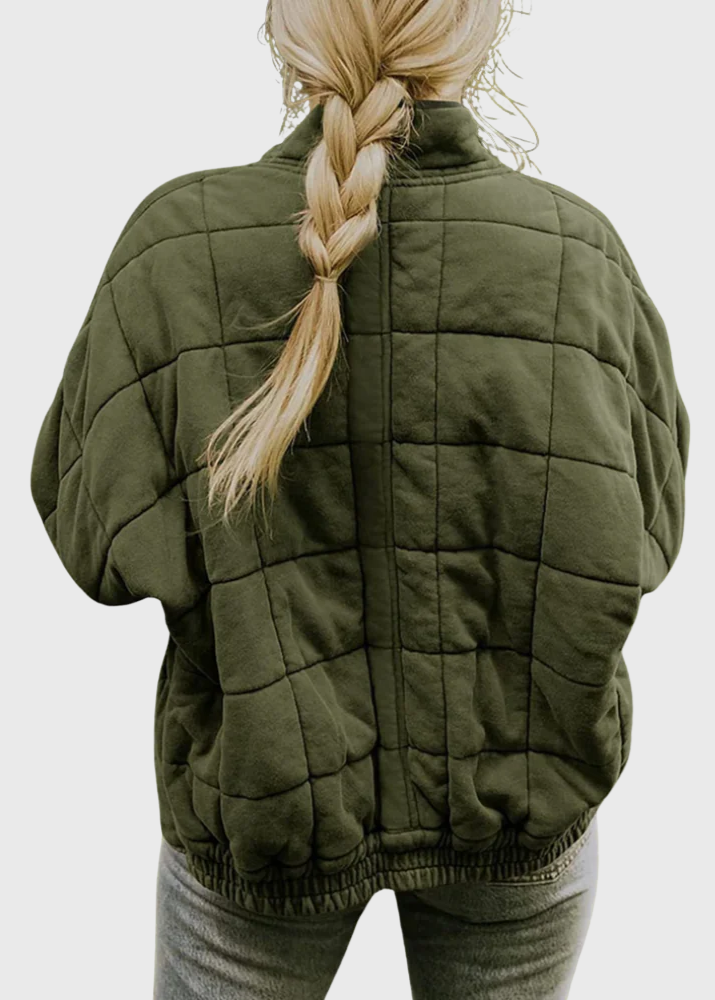 Amber | Elegant Oversized Quilted Jacket