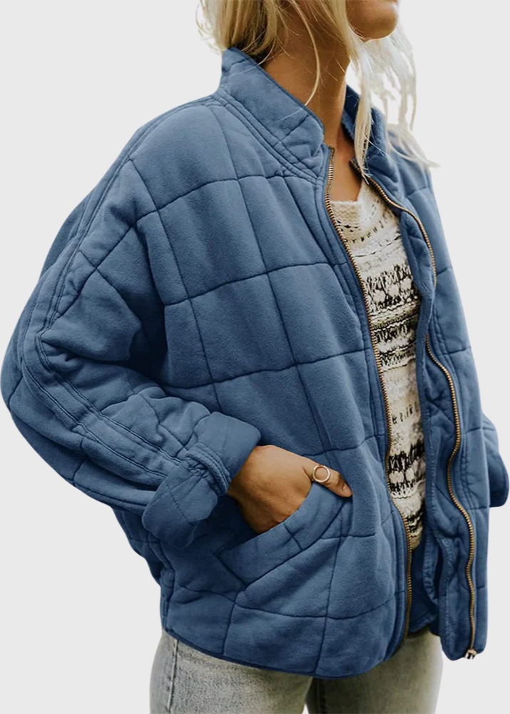 Amber | Elegant Oversized Quilted Jacket