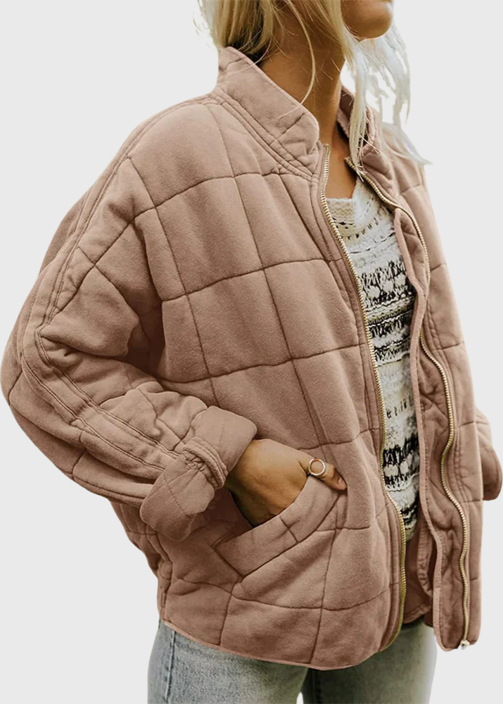 Amber | Elegant Oversized Quilted Jacket