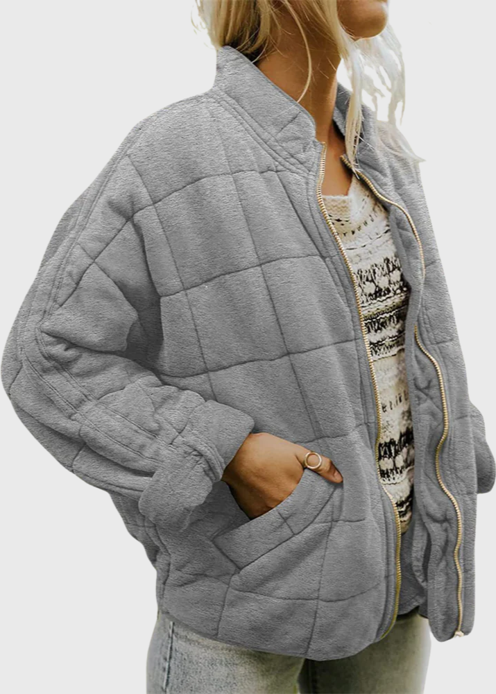Amber | Elegant Oversized Quilted Jacket