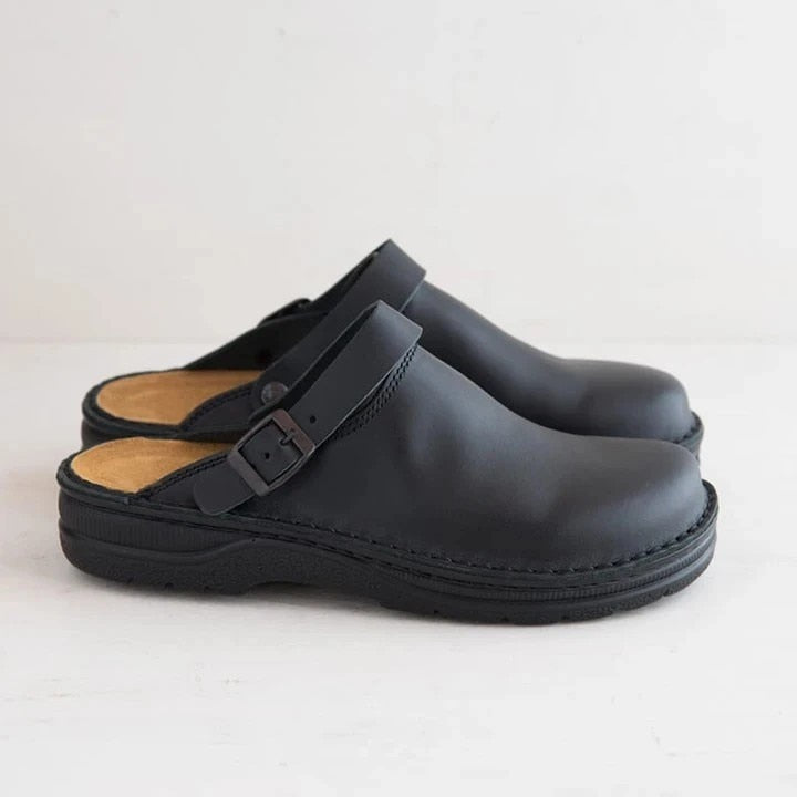 Ethan | Timeless leather clogs with orthopedic support