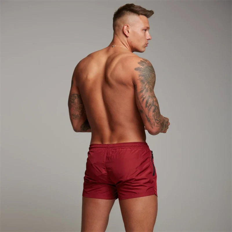 Matt | Zippered Swim Shorts