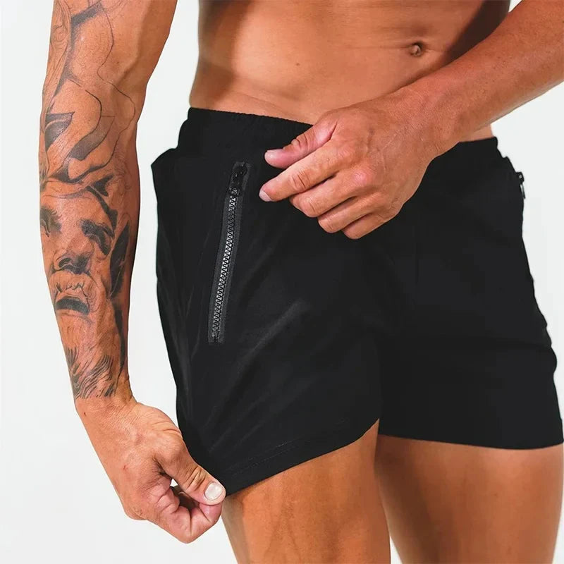 Matt | Zippered Swim Shorts