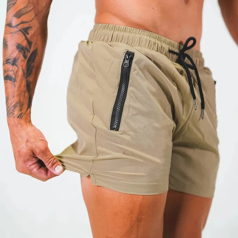 Matt | Zippered Swim Shorts