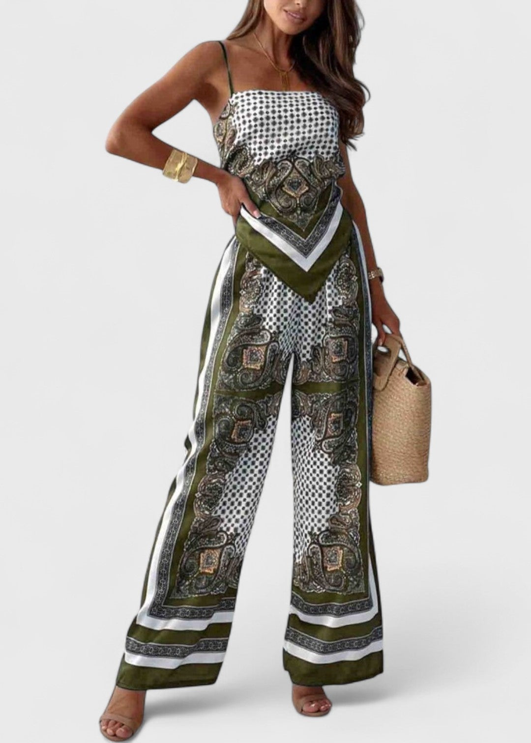 Mia Rose | Printed Two-Piece Set