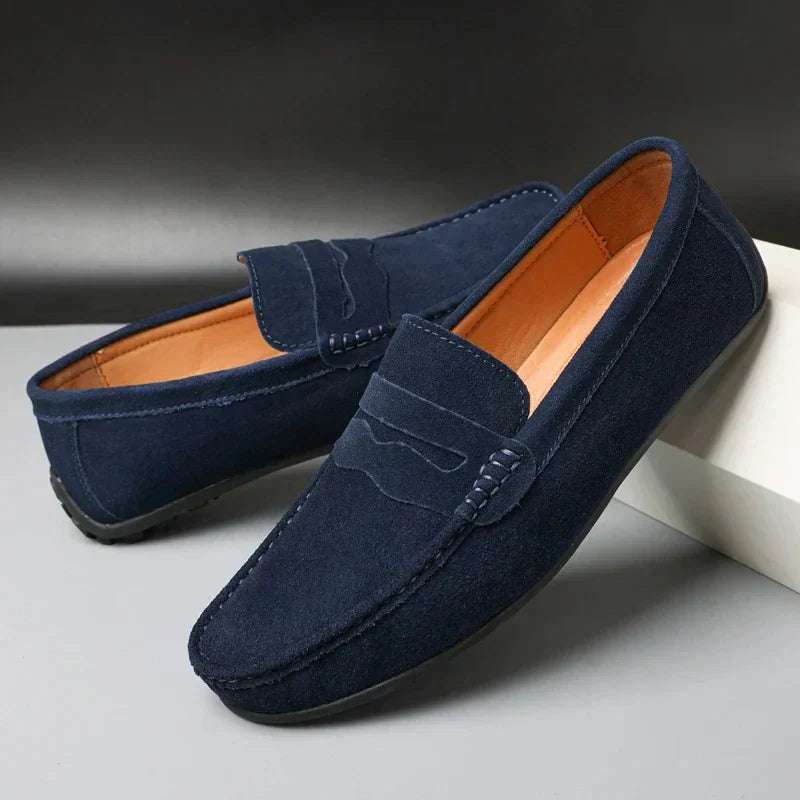 Everett | Retro Suede Men’s Loafers