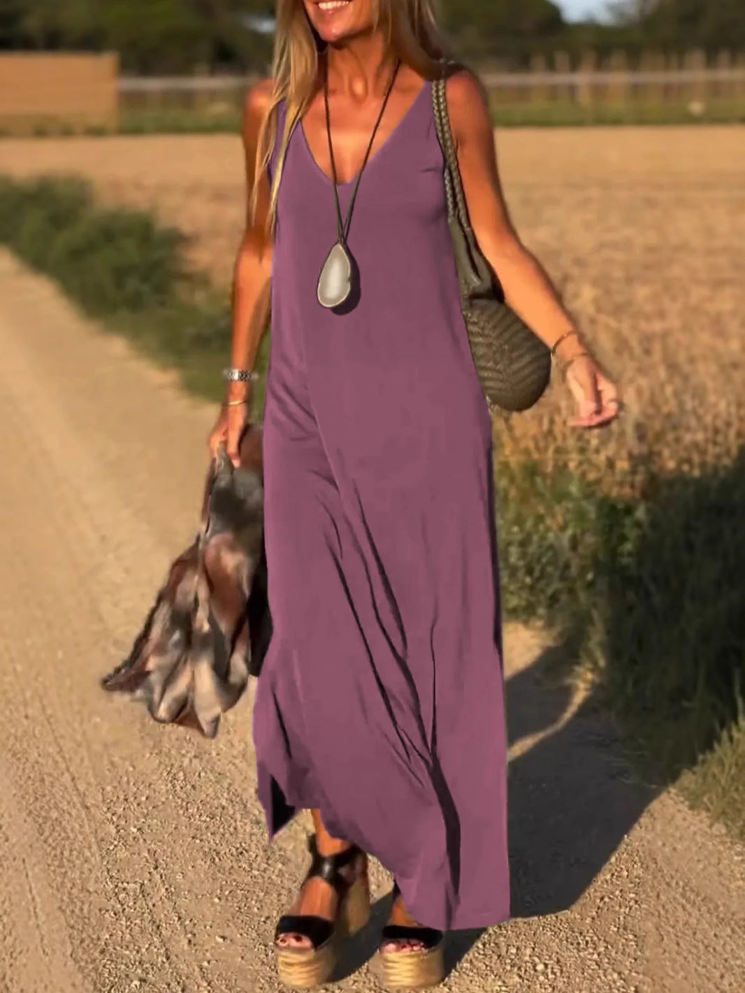 Hazel | Lightweight Casual Maxi Dress