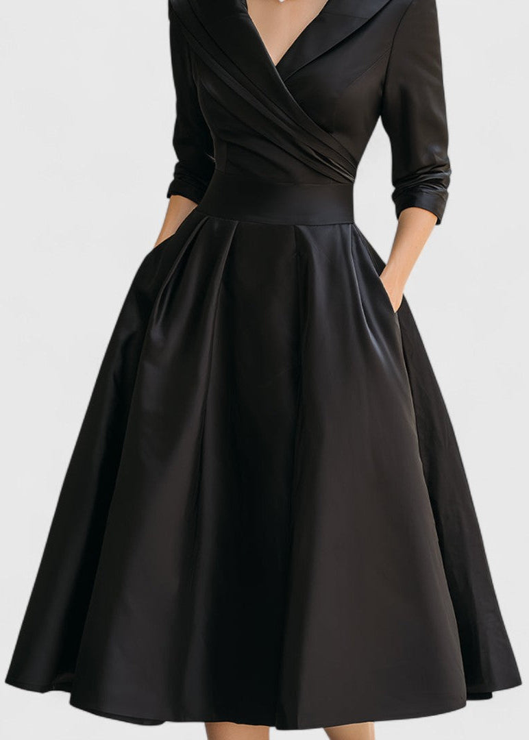 Maribel | Elegant Shimmer Midi Dress