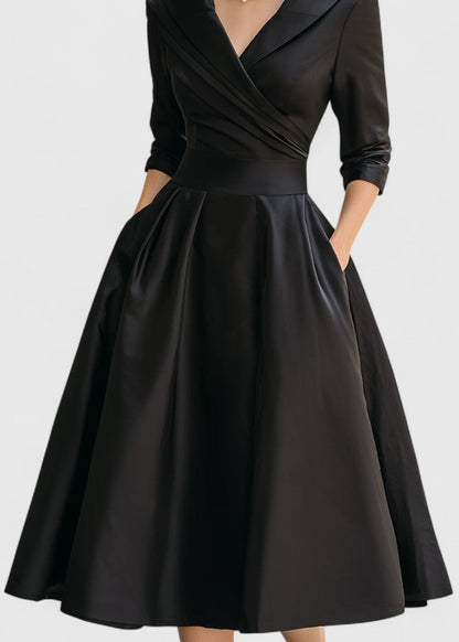 Maribel | Elegant Shimmer Midi Dress