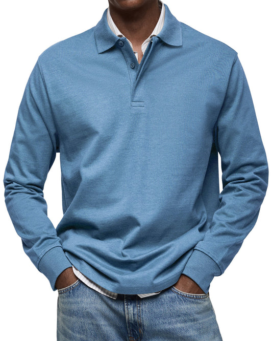 Hudson | Casual Long Sleeve Polo Shirt