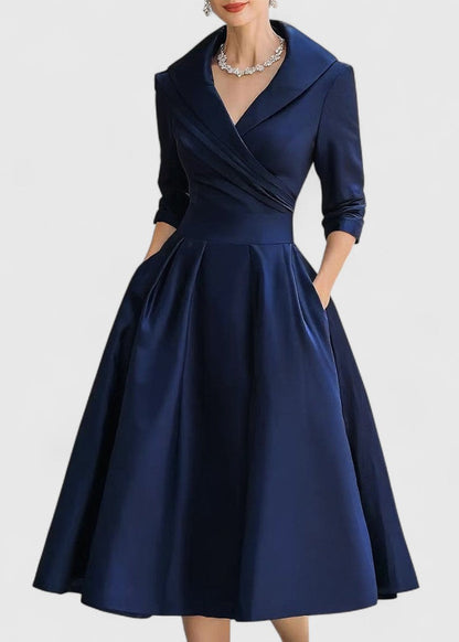 Maribel | Elegant Shimmer Midi Dress