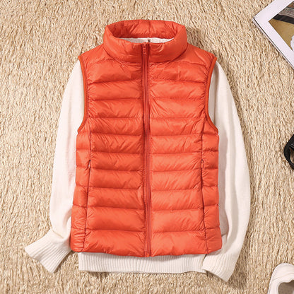 Serin | Lightweight Down Vest with Pleated Design