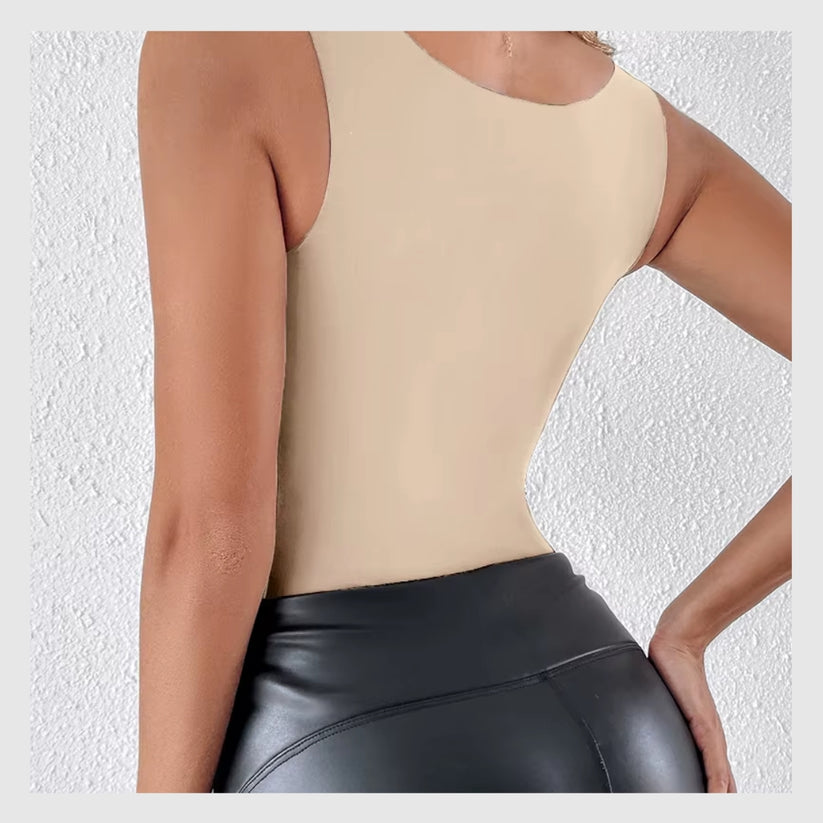 The Chloe SculptFit Tank – Built-In Bra Comfort Top