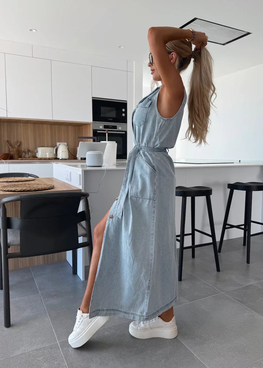 Billie Mae | Maxi Denim Jurk