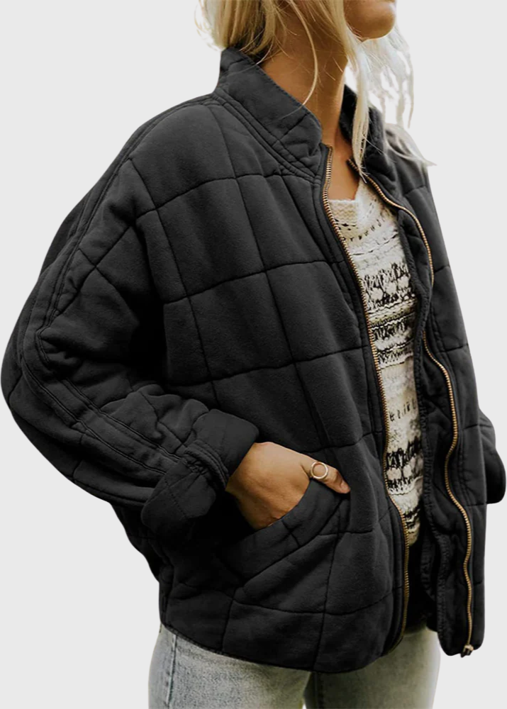 Amber | Elegant Oversized Quilted Jacket
