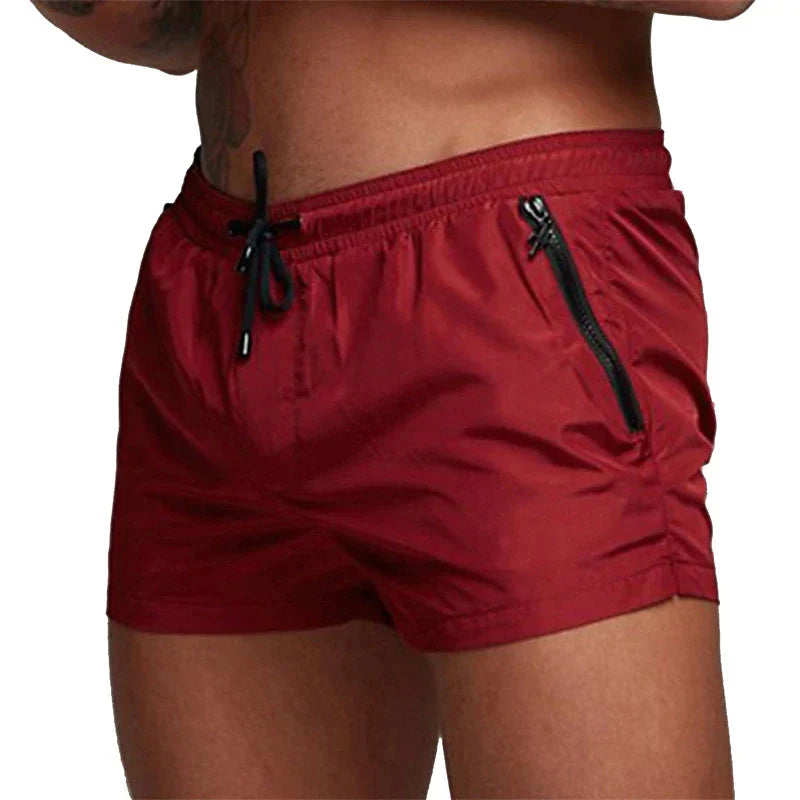 Matt | Zippered Swim Shorts
