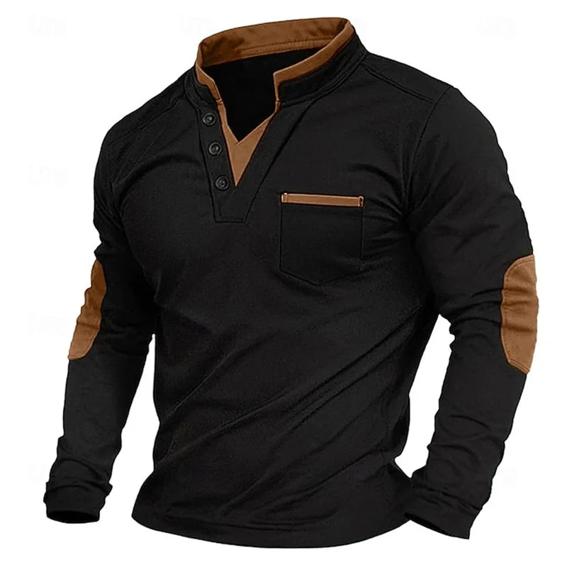 Benjamin | Casual V-Neck Men’s Sweatshirt