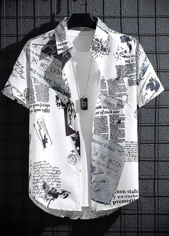 Hoani | Printed Short Sleeve Button-Up Shirt