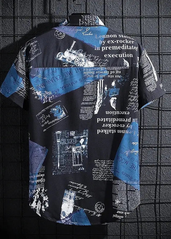 Hoani | Printed Short Sleeve Button-Up Shirt