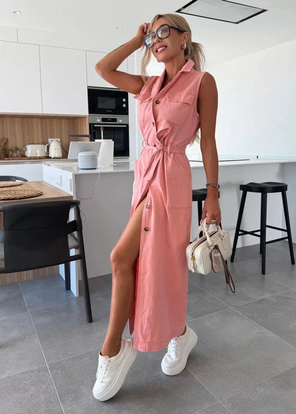 Billie Mae | Maxi Denim Jurk