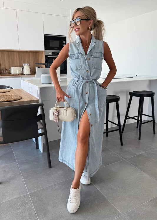 Billie Mae | Maxi Denim Jurk