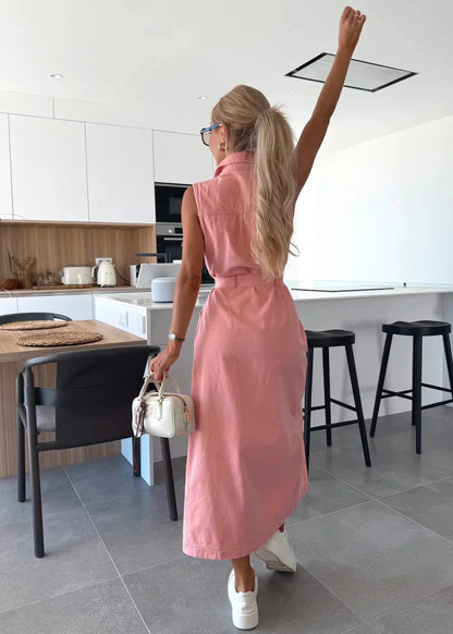 Billie Mae | Maxi Denim Jurk