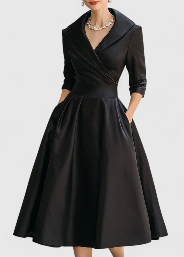 Maribel | Elegant Shimmer Midi Dress