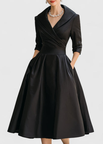 Maribel | Elegant Shimmer Midi Dress