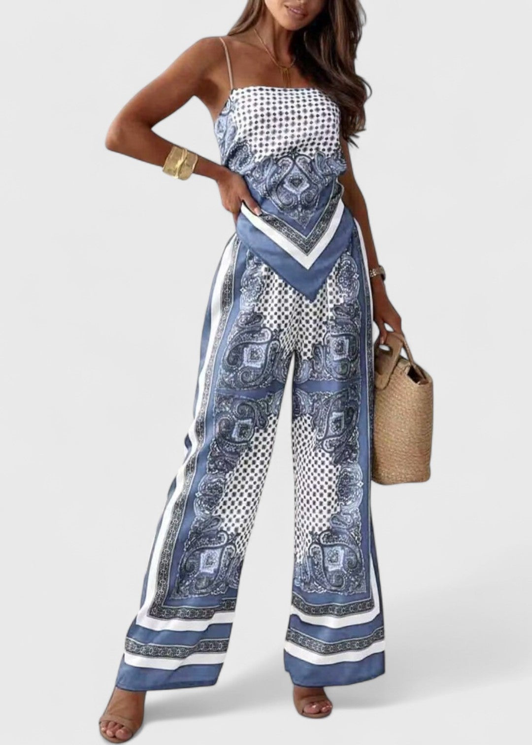 Mia Rose | Printed Two-Piece Set