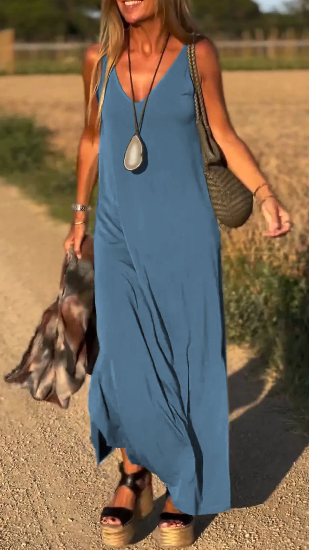 Hazel | Lightweight Casual Maxi Dress