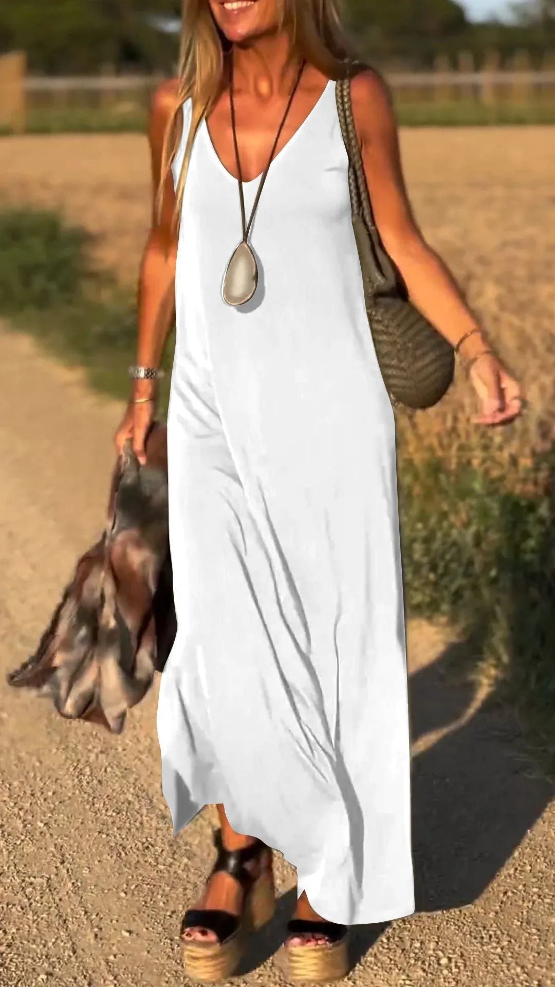 Hazel | Lightweight Casual Maxi Dress