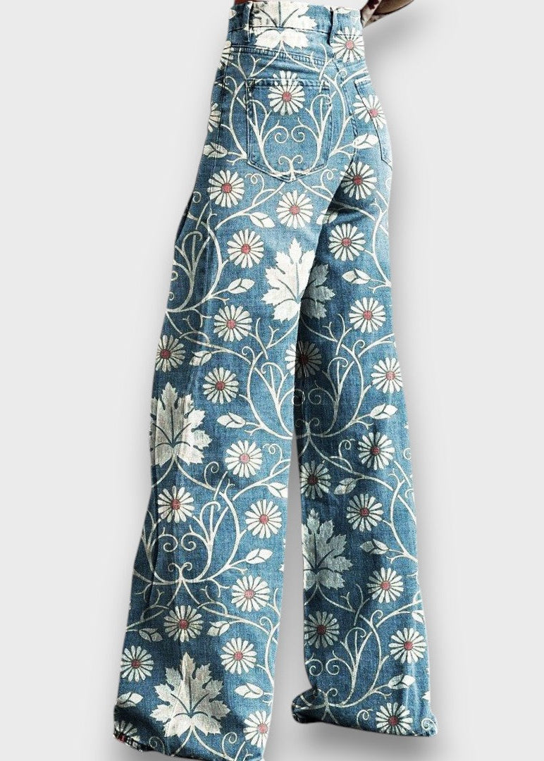 Blossom | Boho Floral Jeans