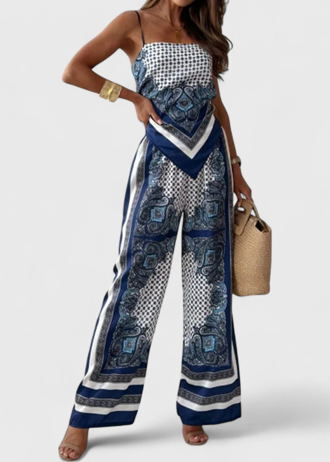 Mia Rose | Printed Two-Piece Set