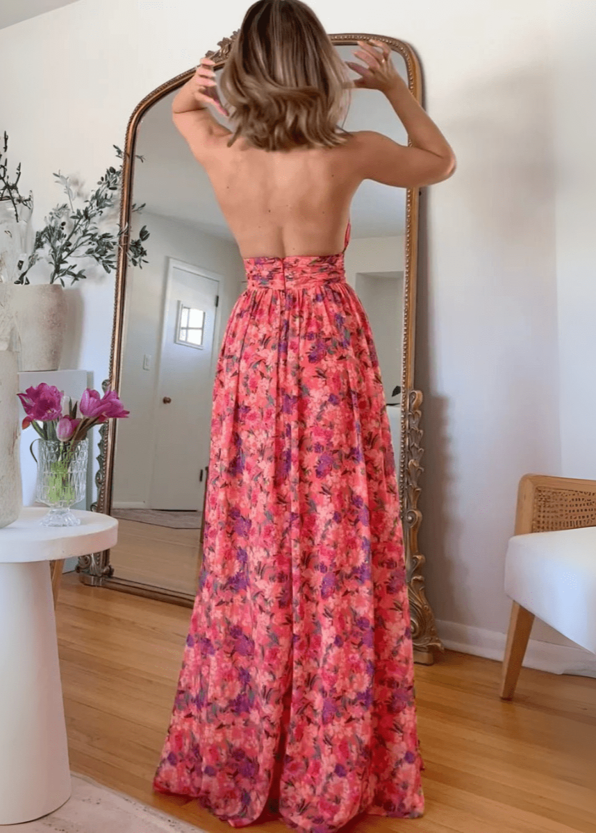 Norah | Elegant Floral Maxi Dress