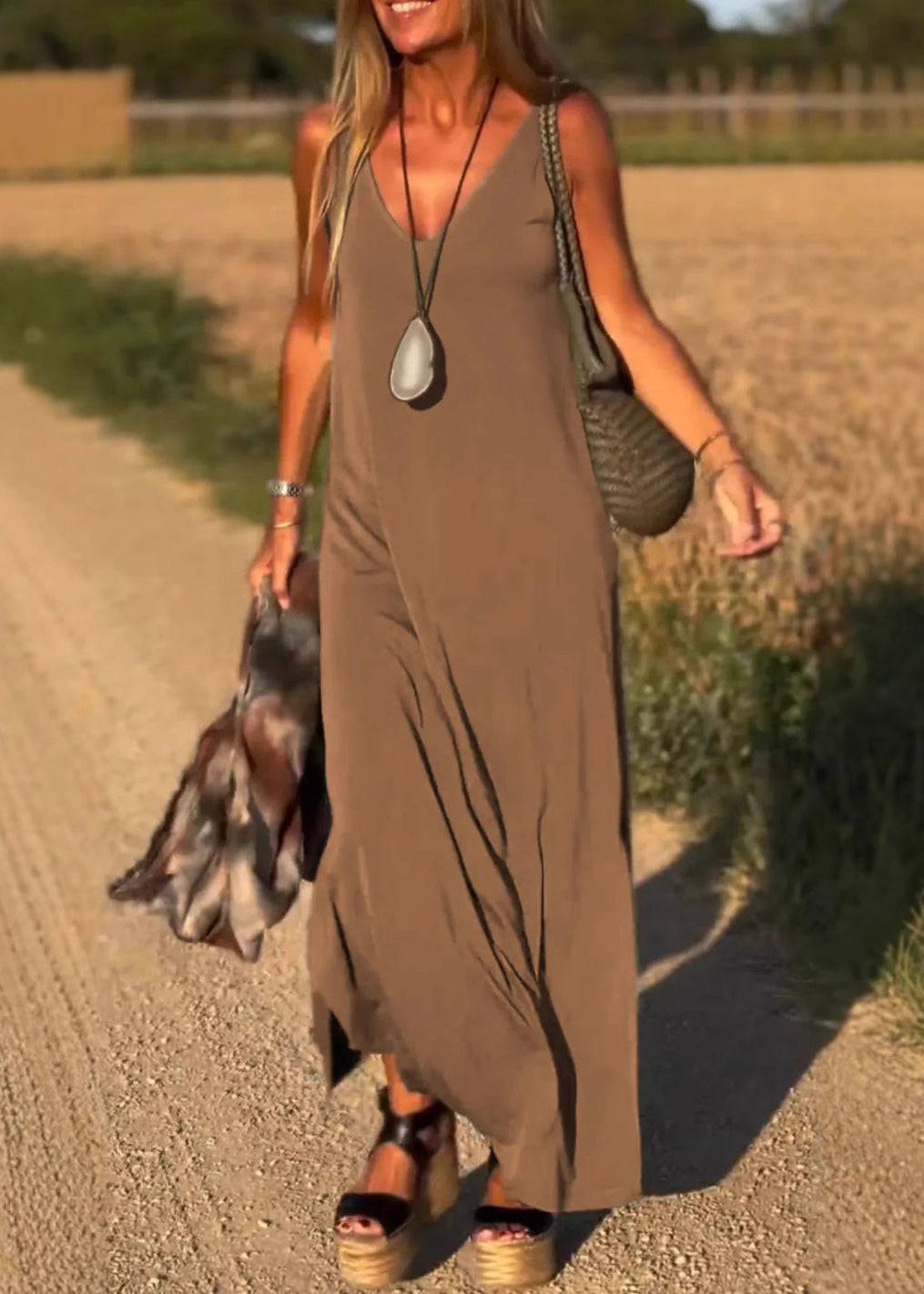Hazel | Lightweight Casual Maxi Dress