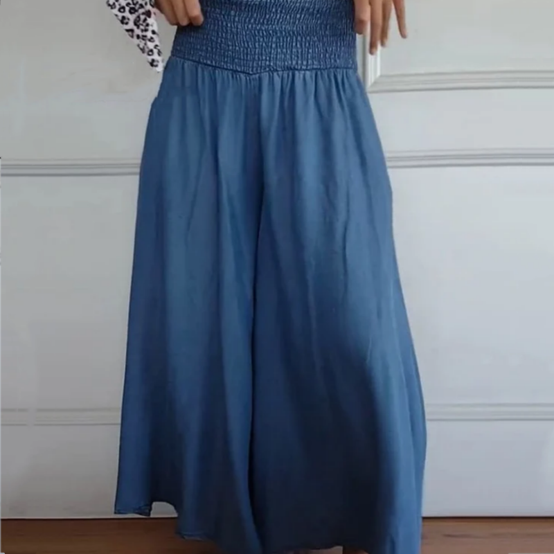 Liora | High-Waist Wide-Leg Pants with Pockets