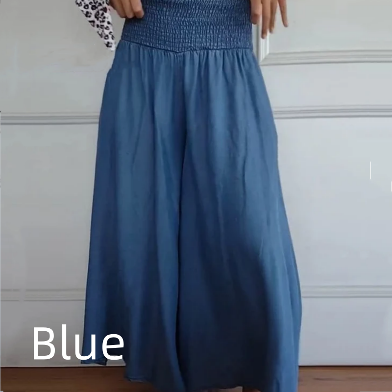 Liora | High-Waist Wide-Leg Pants with Pockets